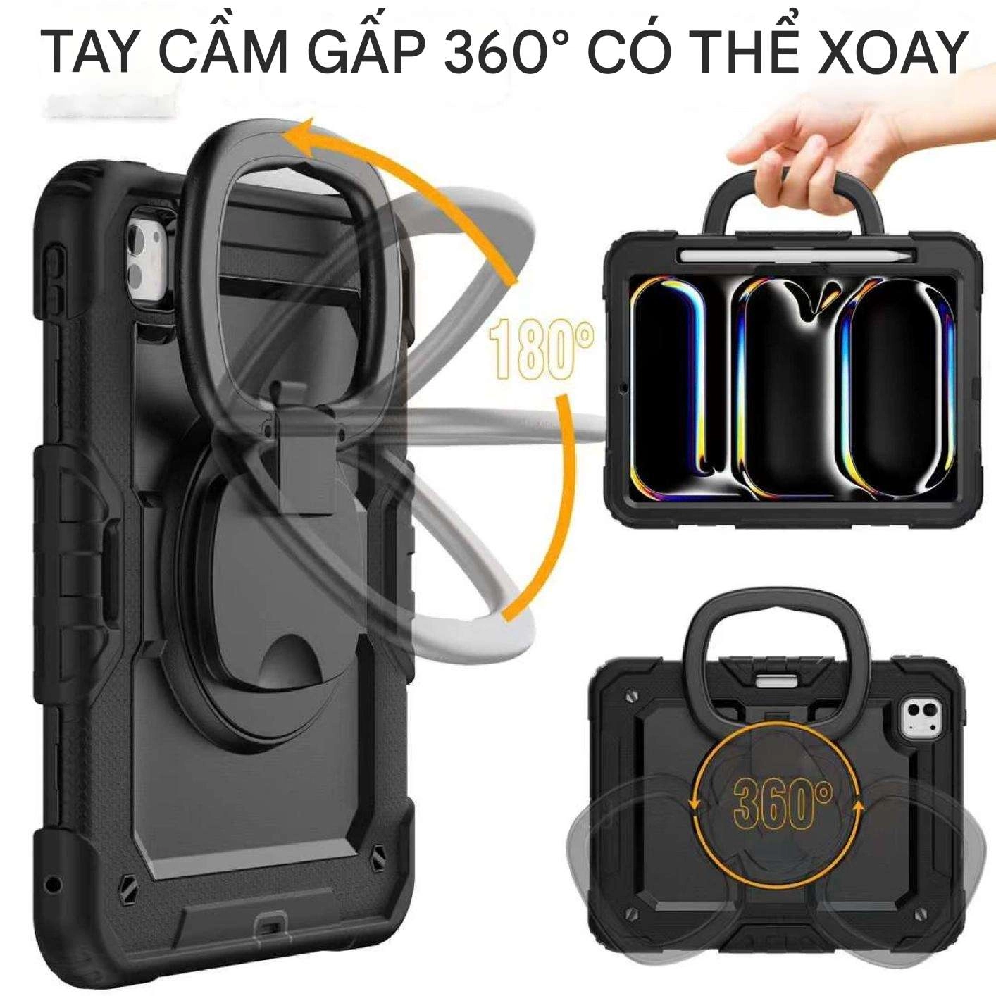 Ốp lưng chống sốc iPad Pro 11 inch M4 2024